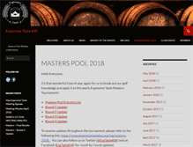 Tablet Screenshot of expensivetastekw.org
